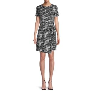 Michael Kors Floral Black and White Dress 3x